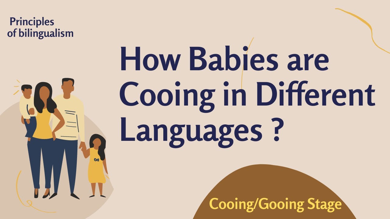 How Babies are cooing in different languages (age 2-6 months old). Comparison.