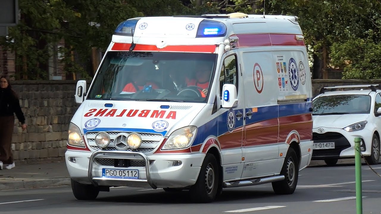 Alarmowo: PGO 05112 - Ambulans (P) Mercedes-Benz Sprinter II - SPZOZ Grodzisk Wielkopolski