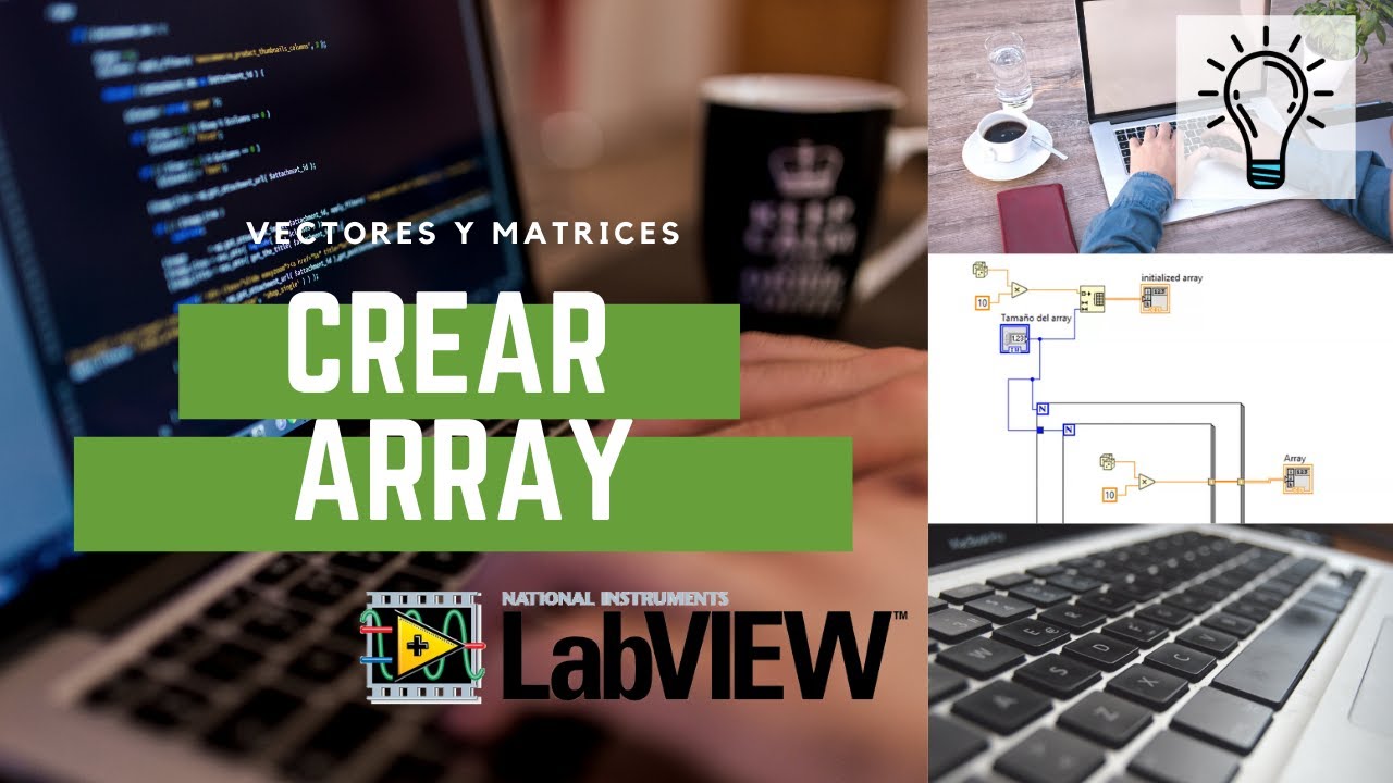 CÓMO CREAR un ARRAY en LABVIEW (VECTOR y MATRIZ) - ¡Hazlo fácil!