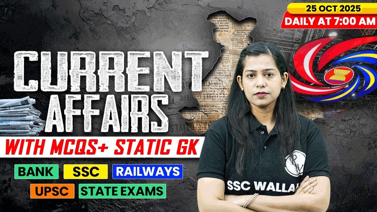 Current Affairs Today | 25 October Current Affairs 2025 | Daily Current Affairs | By Krati Mam