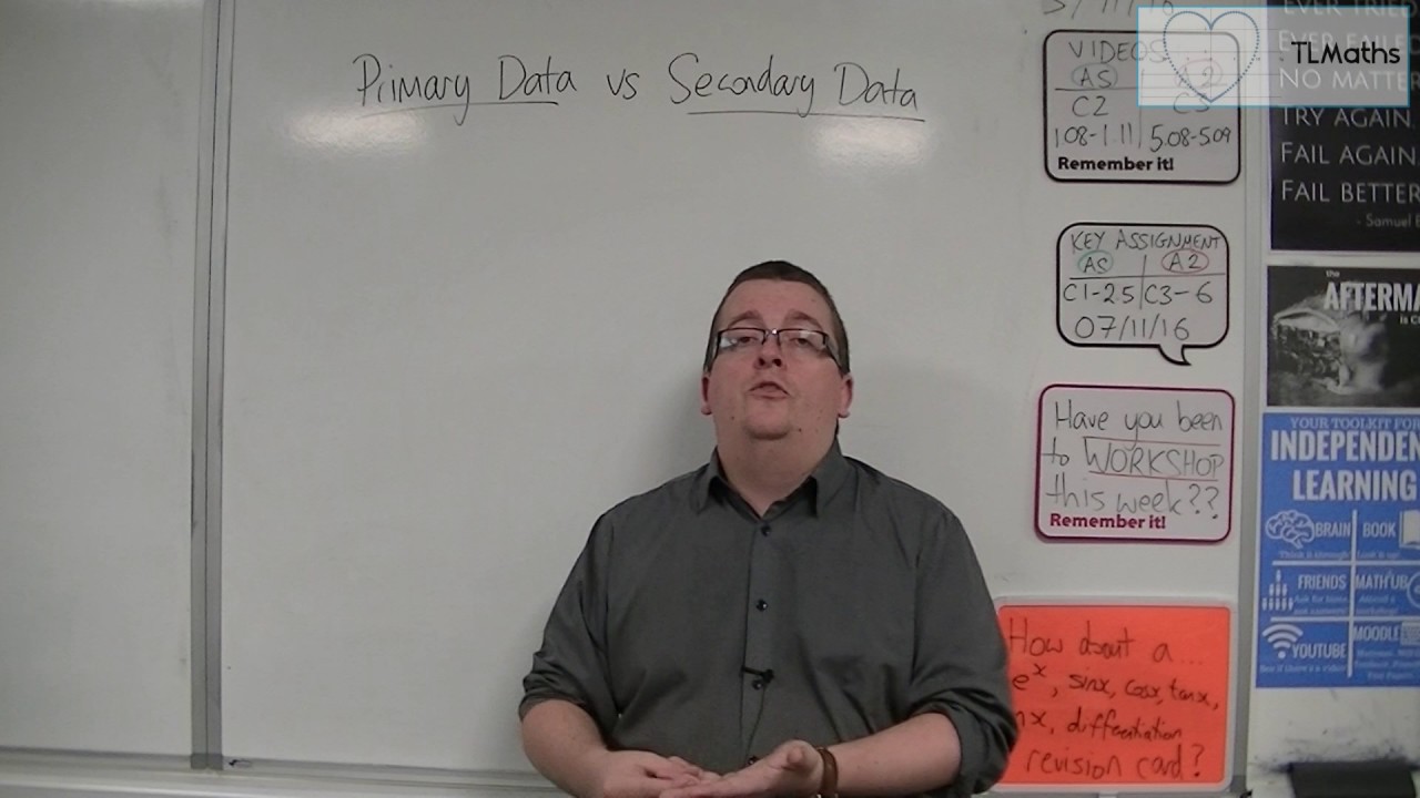 Core Maths - Primary Data vs Secondary Data