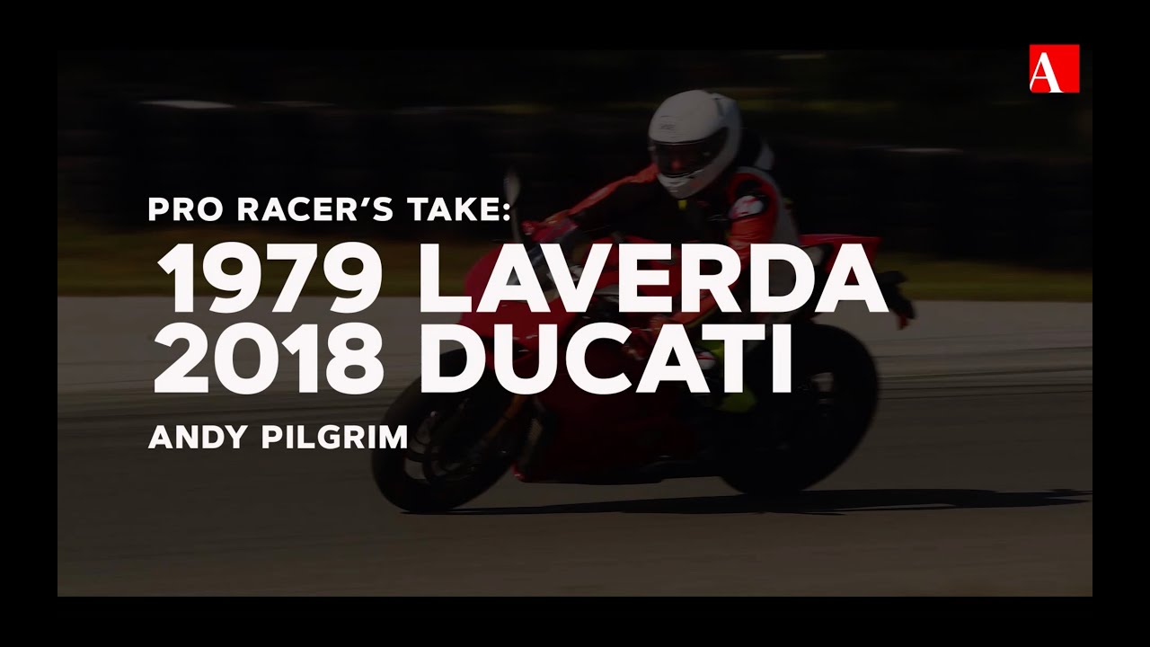 Взгляд профессионального гонщика: Ducati Panigale 2019 года встречает Laverda Jota 1979 года