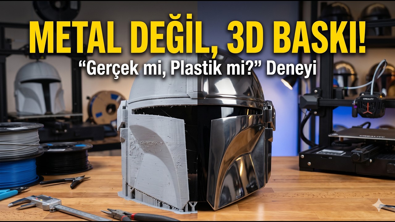 3D Print Yüzey Bitirme & Metalik Boyama Teknikleri