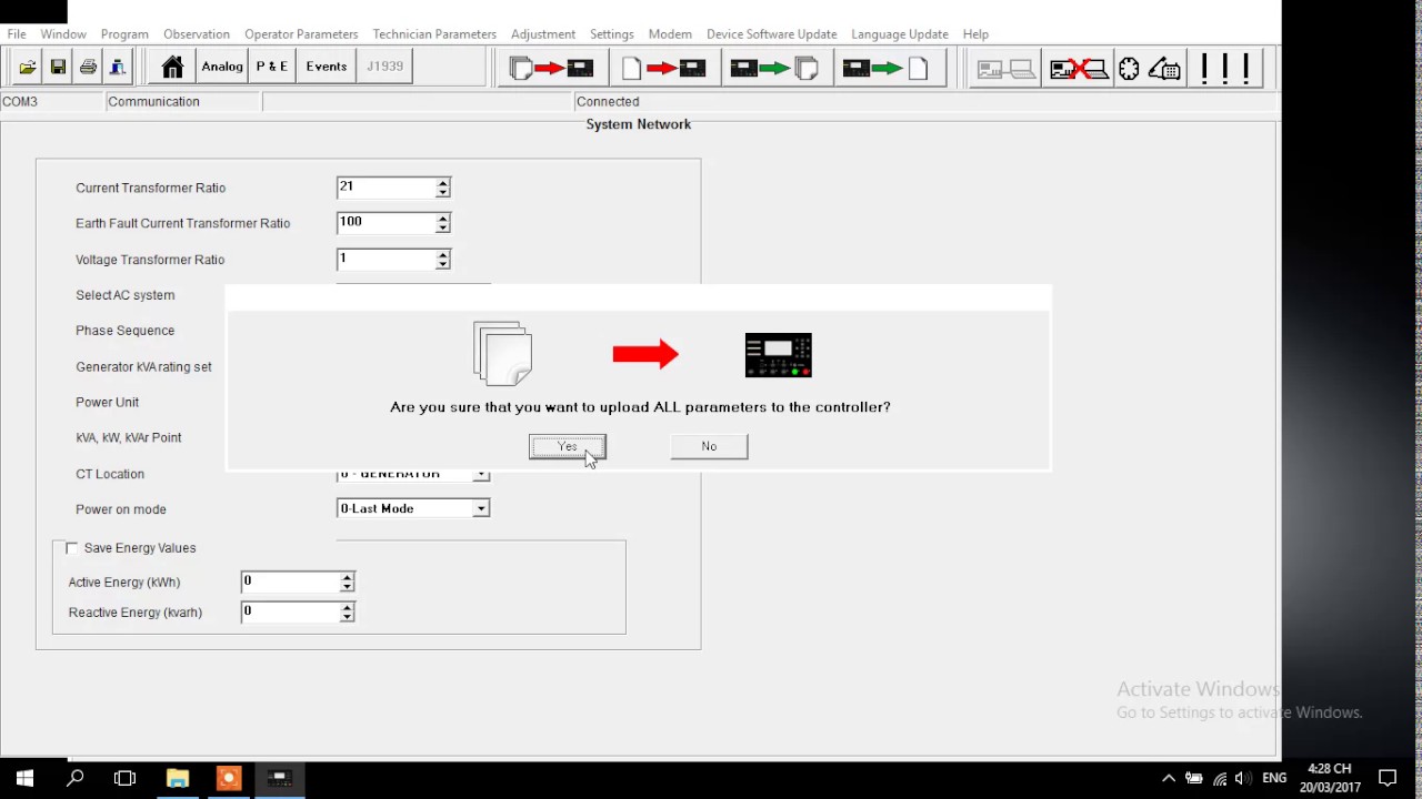 Hướng dẫn Upload & Download chương trình cho bộ điều khiển Emko Trans AMF