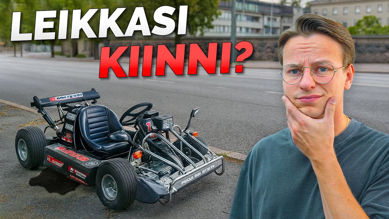 KARTING-AUTO HAJOSI HELSINGIN KESKUSTAAN...