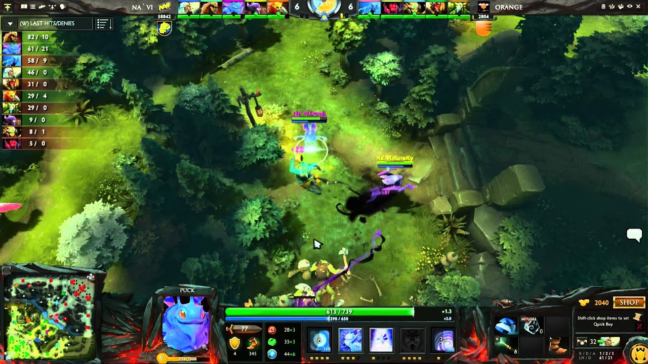 Na'Vi vs  Orange UB Round 1A 2 of 3  Russian Commentary