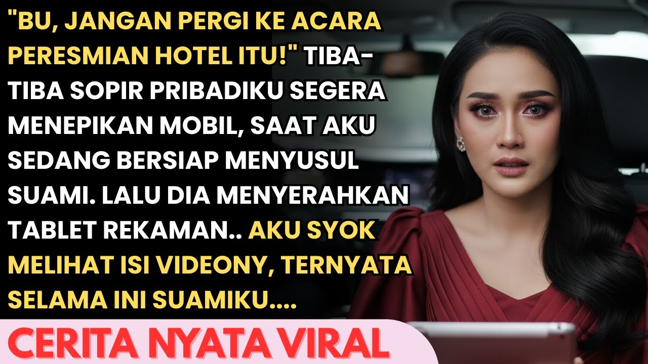 SAAT INGIN SUSUL SUAMI TUK HADIRI PERESMIAN HOTEL SOPIR MELIHATKAN REKAMAN CCTV - AKU SYOK TERNYATA