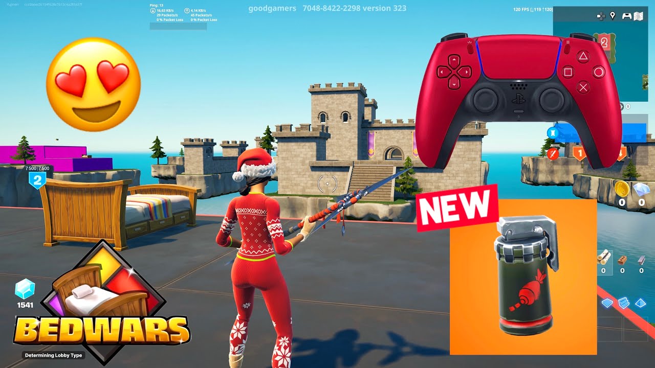 Fortnite Bedwars 😍 Gameplay PS5 🎮