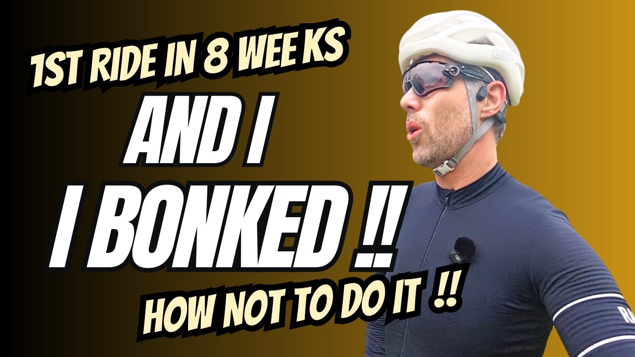 🤢AVOID THIS!!! MY FIRST CYCLE IN 8 WEEKS AND I BONK!!!! #cyclingvlog #episode135