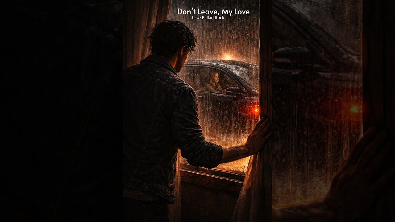 Don’t Leave, My Love (Official Audio) Slow-Burn Synthwave Rock Ballad