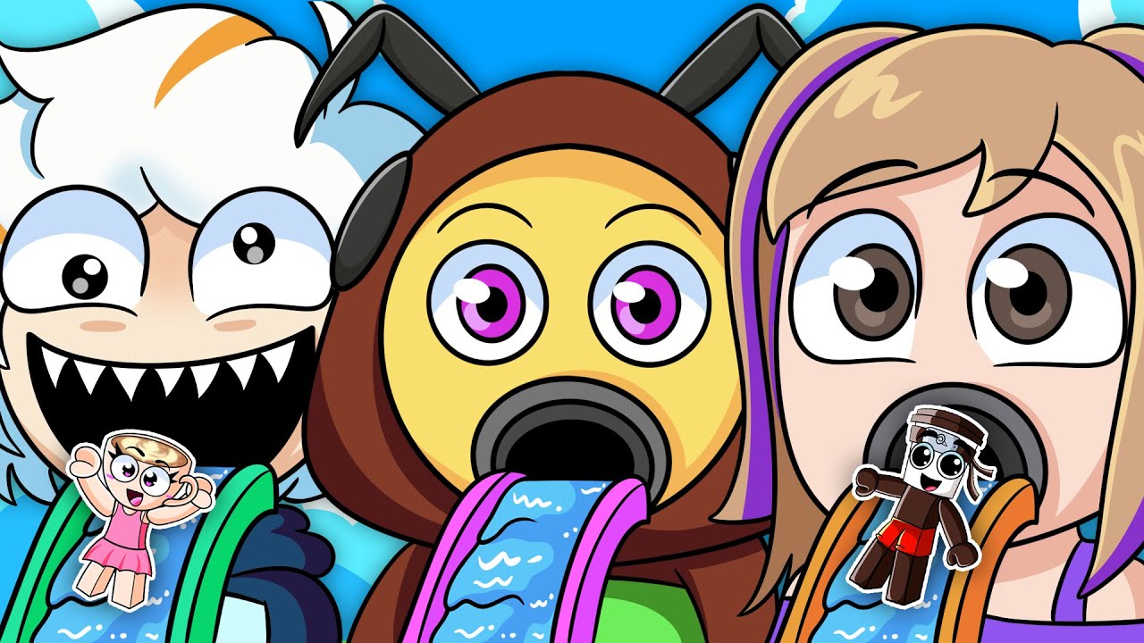 SUBÍMOS a los TOBOGANES de YOUTUBERS más GRANDES del MUNDO 😱 en ROBLOX!