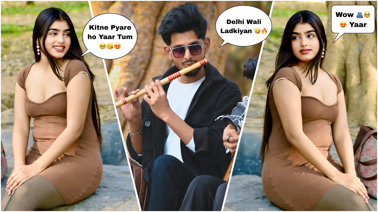 Badly Singing PRANK on a Cute Girl! 😂 | Flute x Guitar Fun | Indian Street Pranks 2025