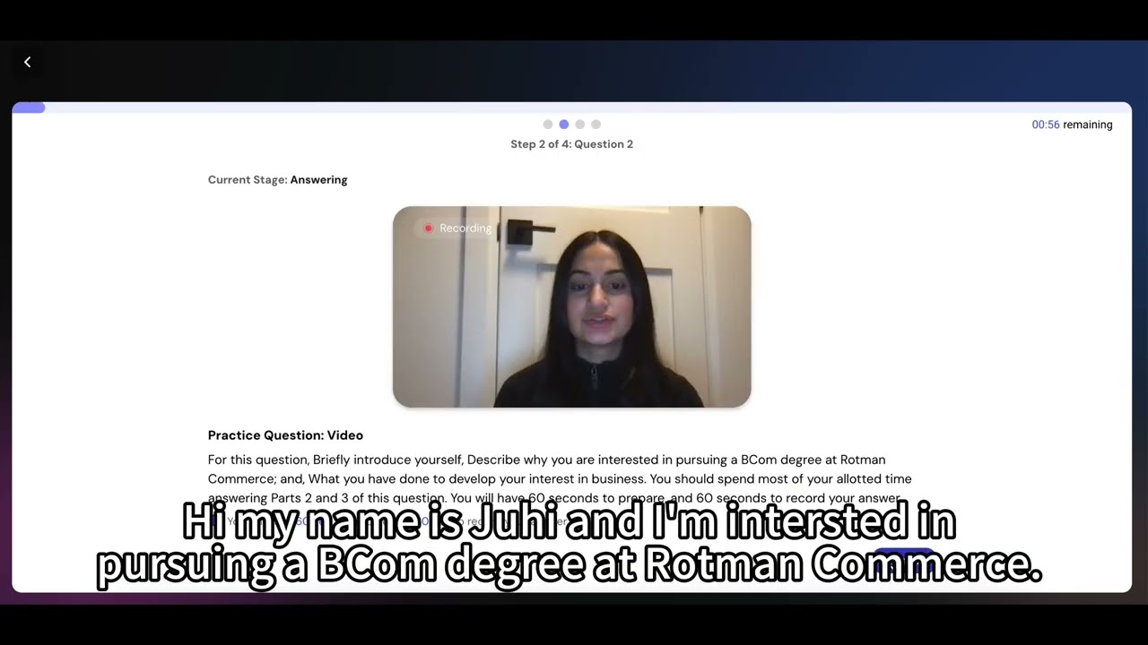 How Do I Prepare for U of T Rotman Commerce (BCom) Video Interview?