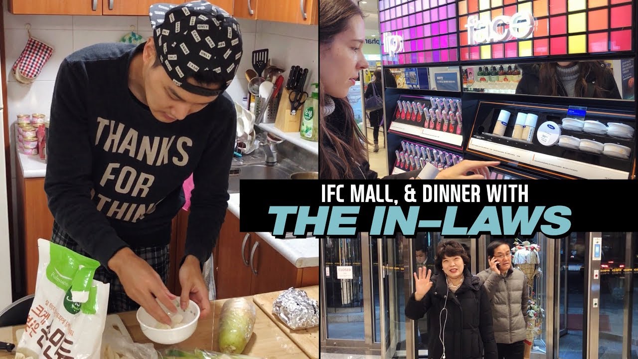 Winter is Here! ❄️ | IFC Mall Seoul & Dinner w/ the In-Laws 매드포갈릭에서의 부모님과의 저녁식사