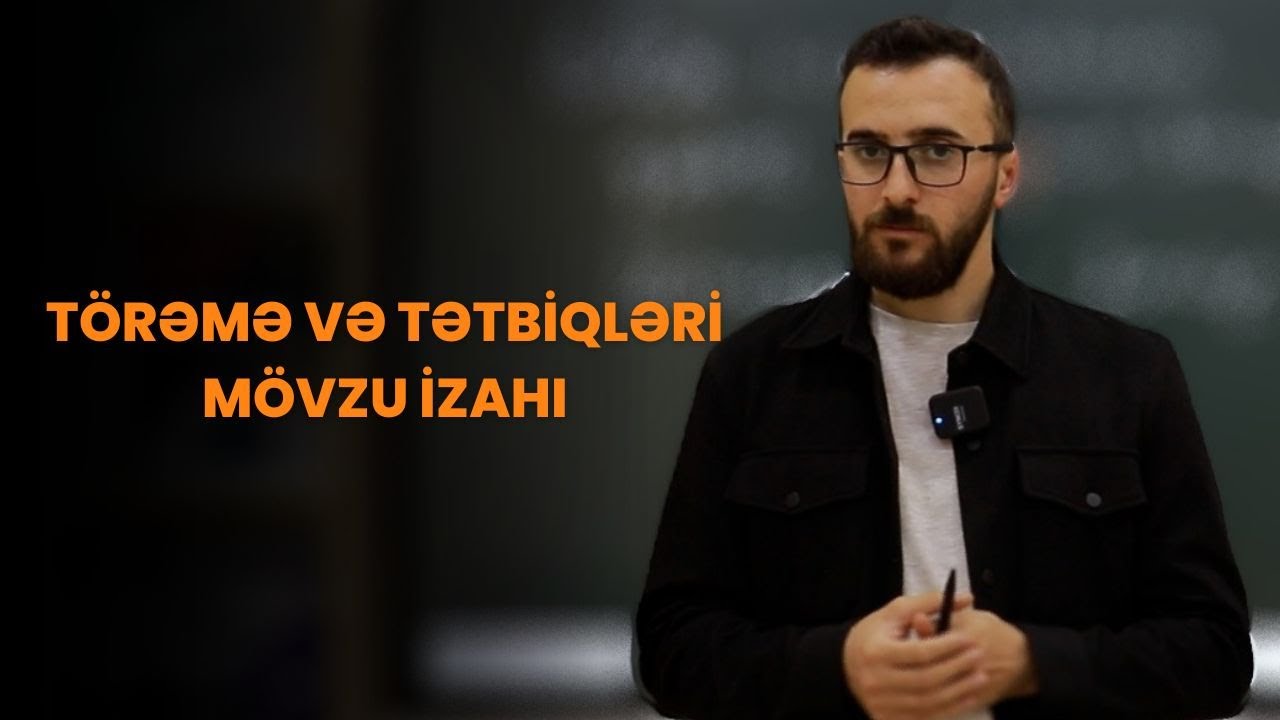 ❗️✅️👉Törəmə və Tətbiqləri mövzu izahı