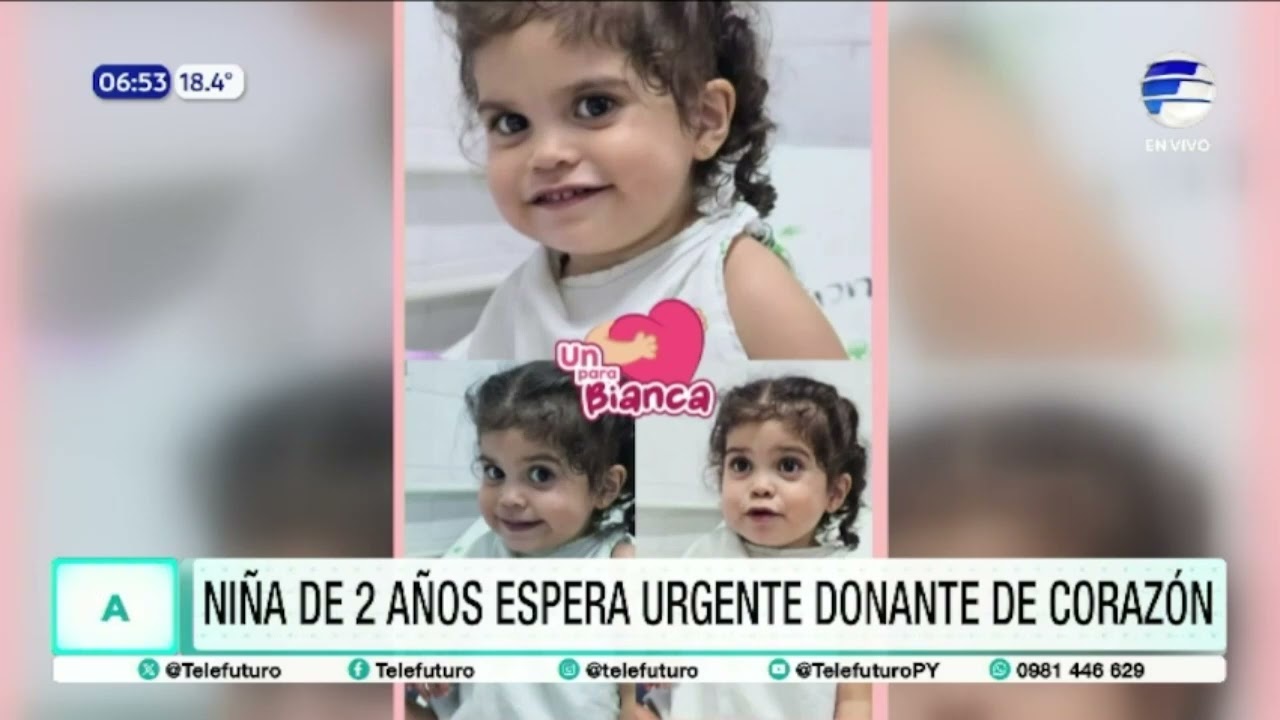 Niña de dos años espera urgente un donante de corazón
