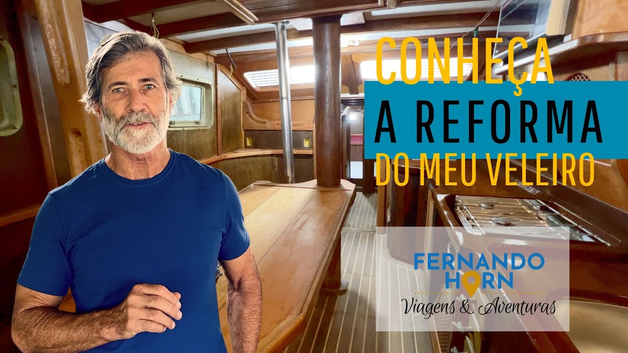 Como é a reforma de um veleiro - Reforma do meu barco Vitória Régia