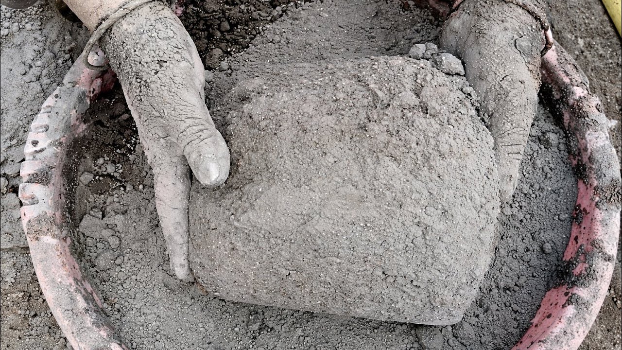 NEW💣Giant Shapes😱Soft Dusty Pure Charcoal\Black Sand Water Crumbling #pasteplay #insane #asmr  