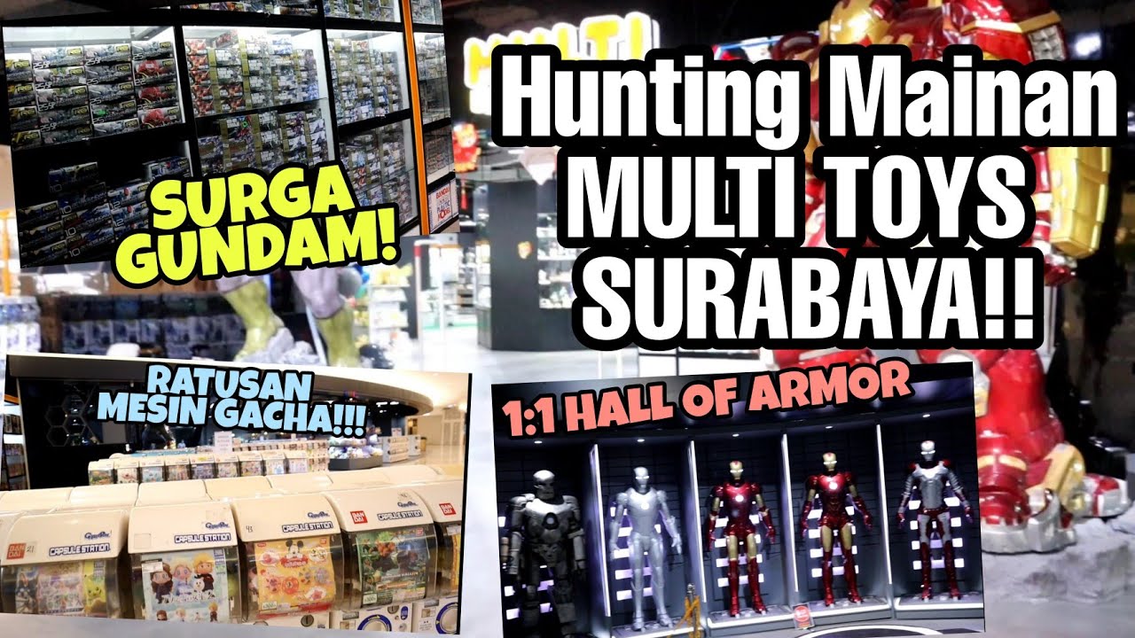 VLOG HUNTING MAINAN & JALAN KE MULTI TOYS SURABAYA !!! ~ Bahasa Indonesia
