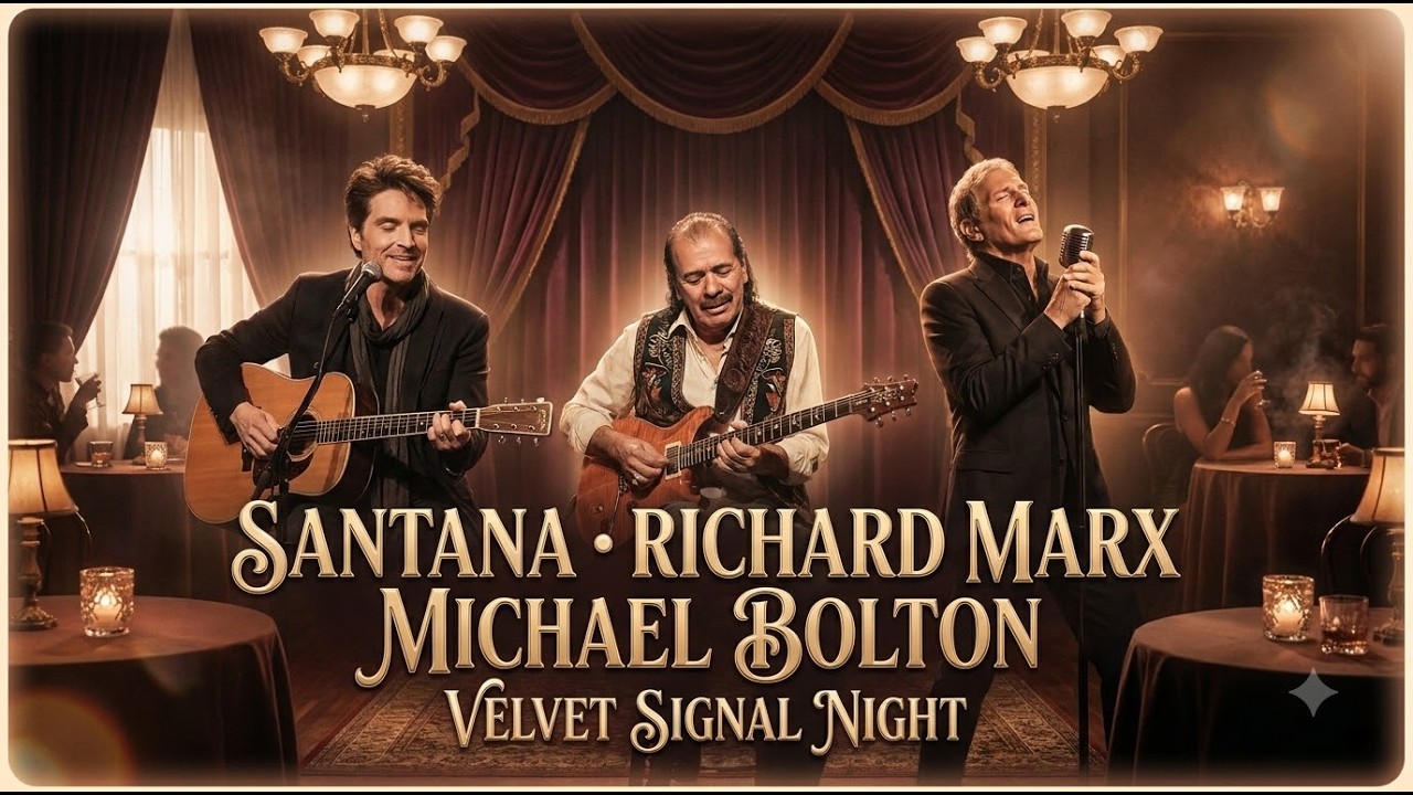 Santana, Richard Marx & Michael Bolton 🎸 Velvet Signal Night | Classic Blues Rock & Soul