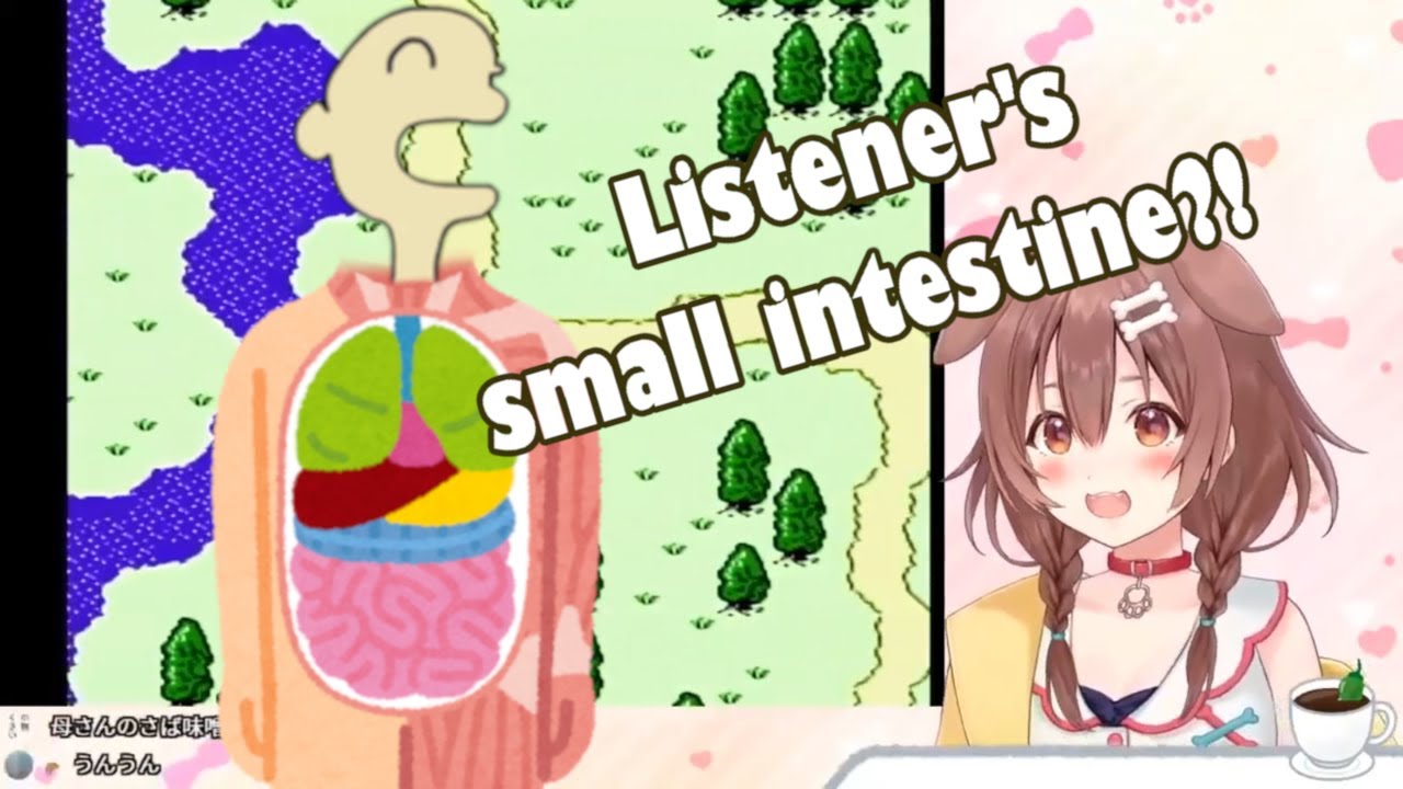 Korone Sings about Small Intestines while Playing Mother/EarthBound Beginnings (Hololive) [EN sub]