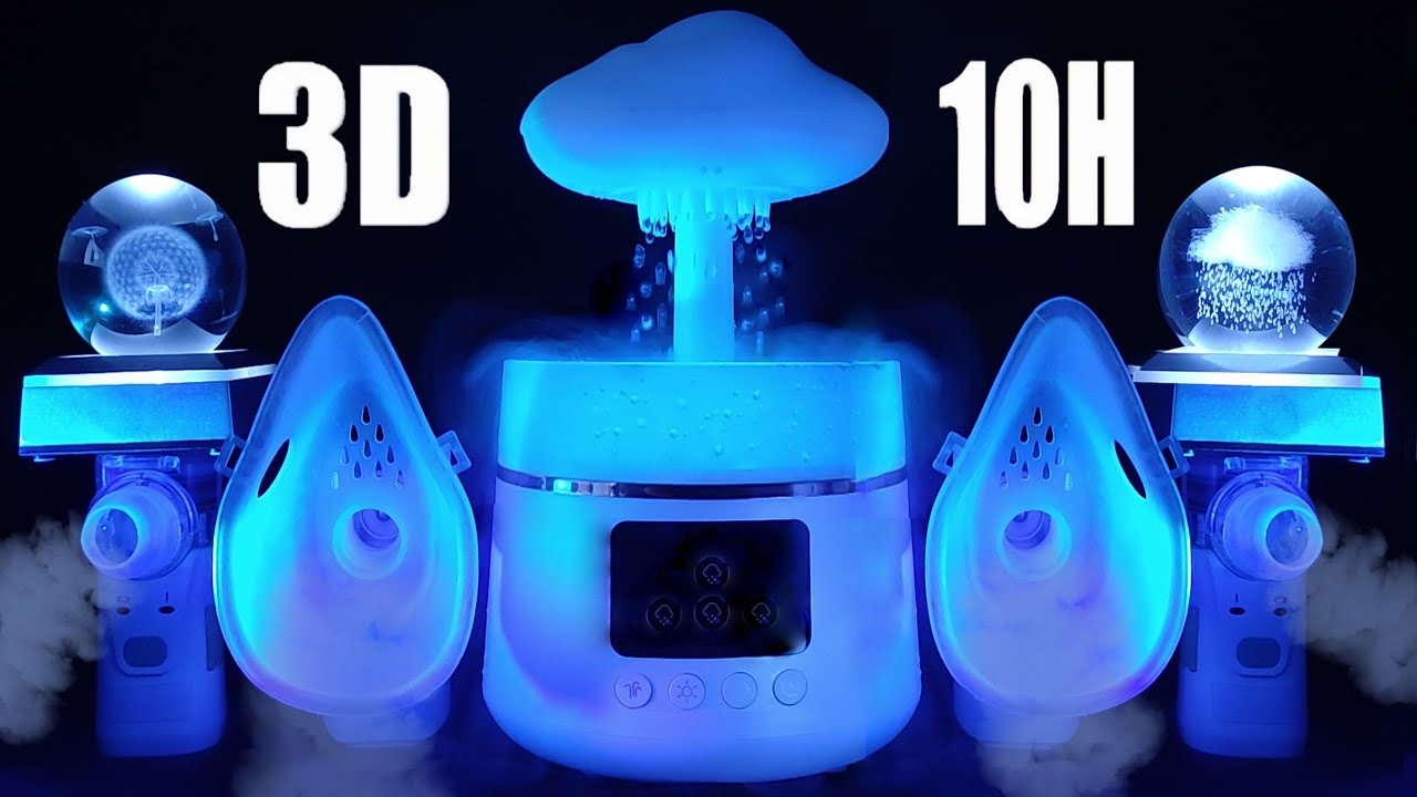 😪ASMR: 3D-аэрозоль и удивительный успокаивающий дождь для глубокого сна💤