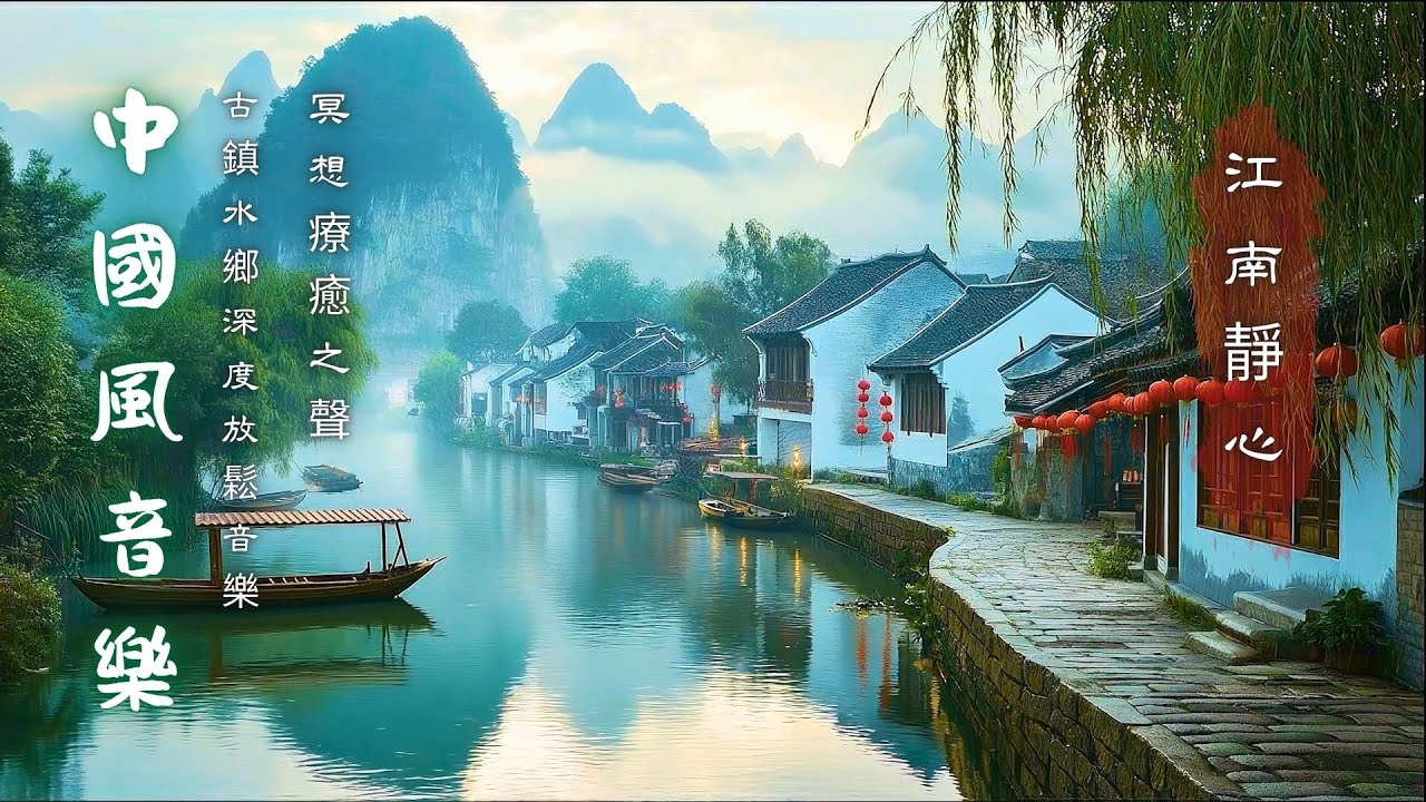 🎵 江南水鄉晨霧放鬆音樂｜古鎮靜心冥想・深度放鬆睡眠 Healing Chinese Relaxation Music