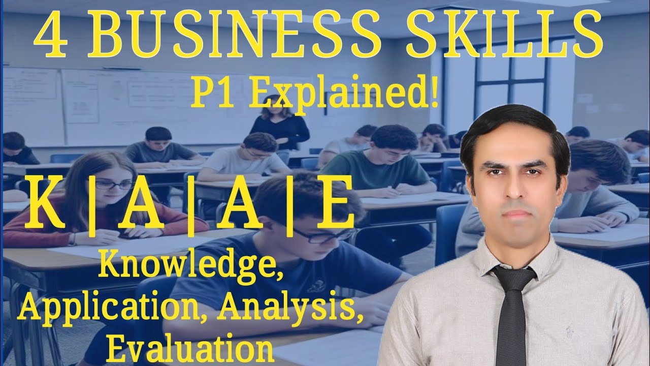 O Level Business Studies | 4 Business Skills Explained | P1 Guide