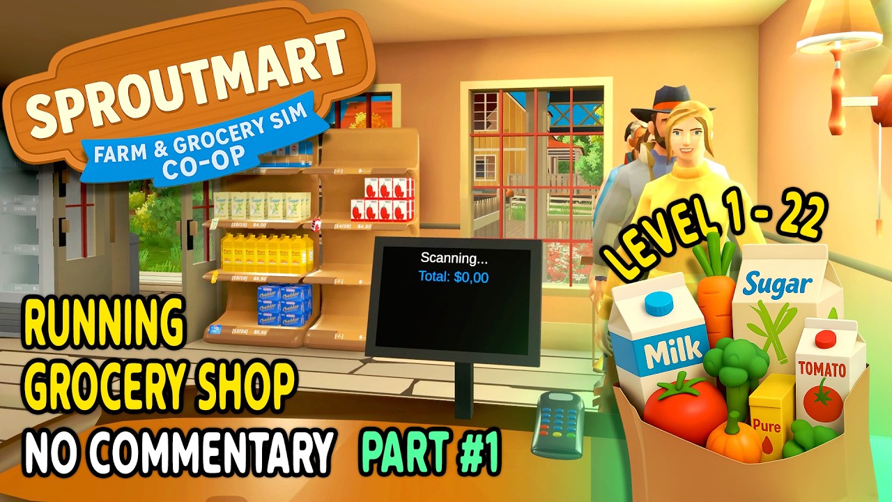Sproutmart 🌱✨ Surprisingly Satisfying! | No Commentary Long Gameplay #1