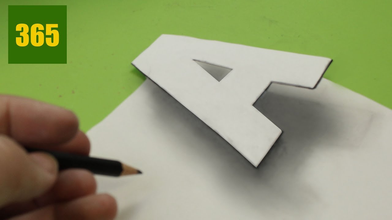 Comment dessiner une Illusion d'optique - A 3D - Tutoriel