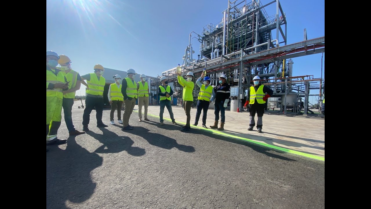 Milestone moment in Circular economy. World premiere at brand new Renasci plant in Ostend Belgium.