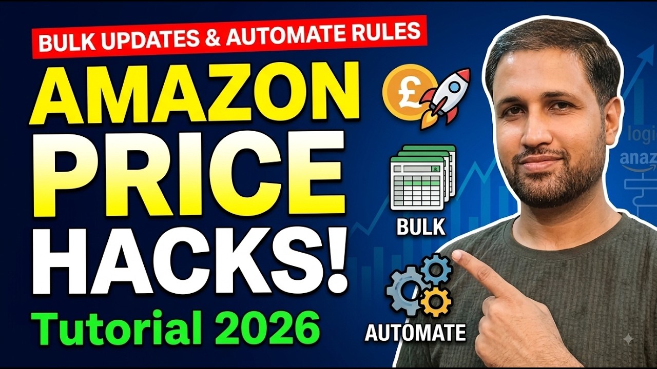 The Amazon Seller Central Price Management Tutorial 2026 : Bulk Updates, Automate Rules & Key Terms