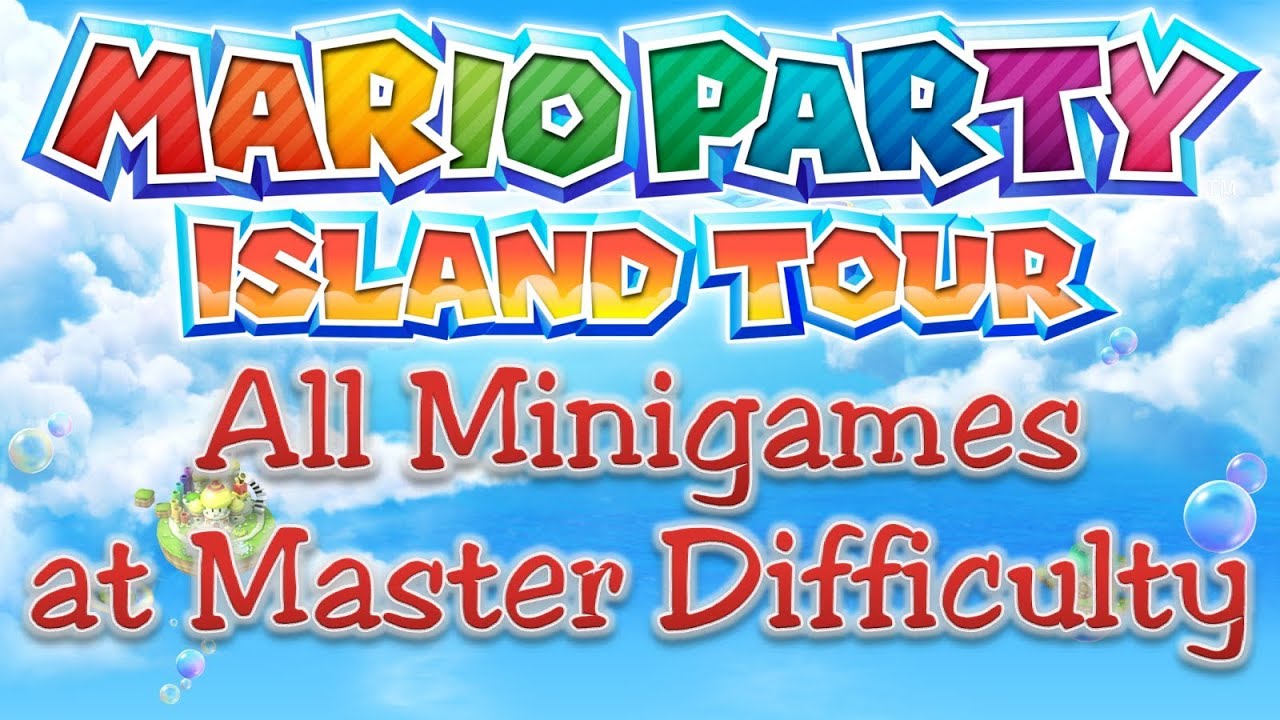 Mario Party: Island Tour - All Minigames (Master Difficulty)