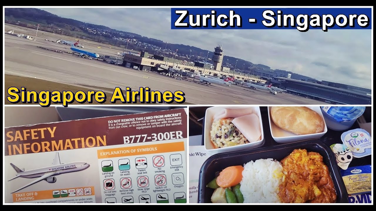 Erfahrungen mit Singapore Airlines -  Flugreport von Zürich nach Singapur mit einer Boeing 777