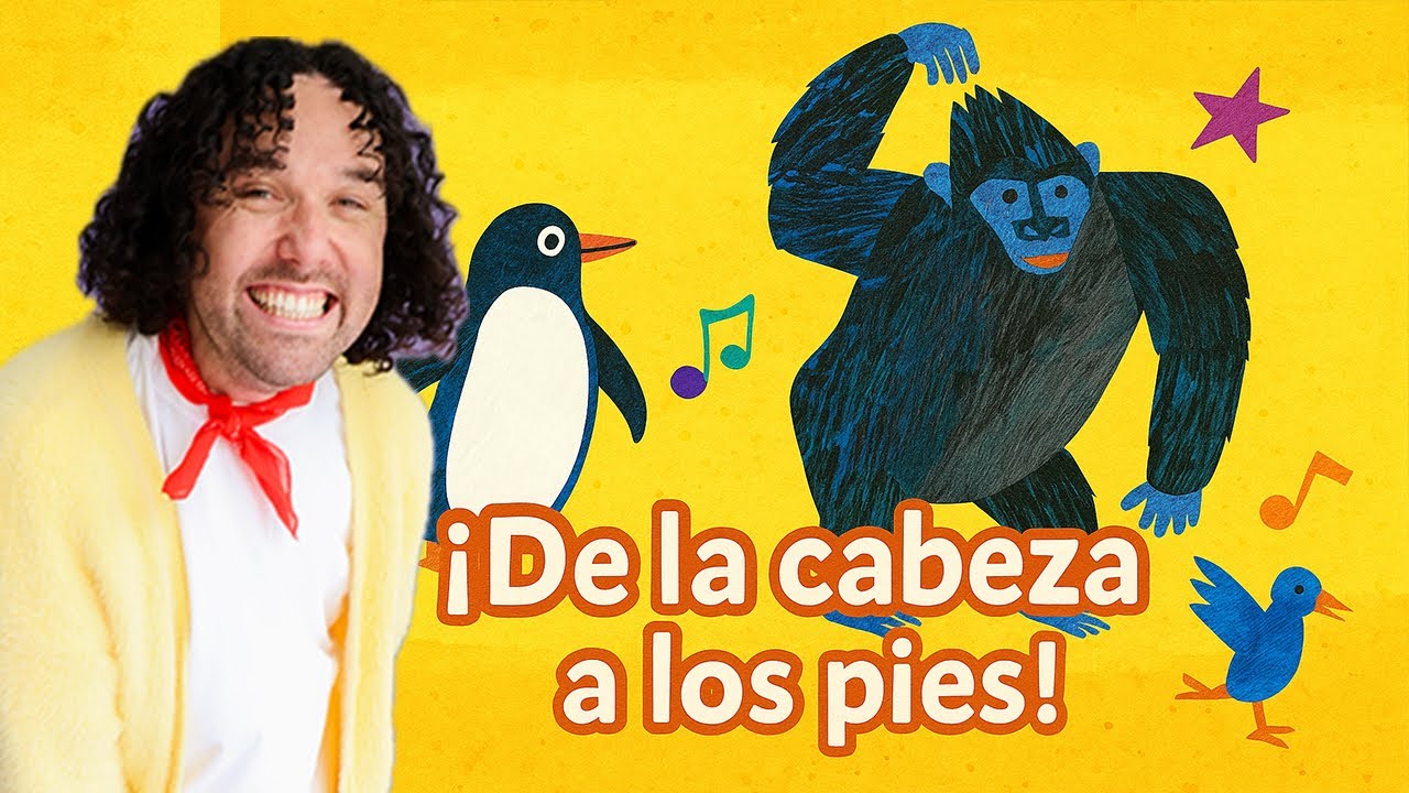 Baila como los animales | De la cabeza a los pies 🦁 Libro Infantil en Español | Canción para niños