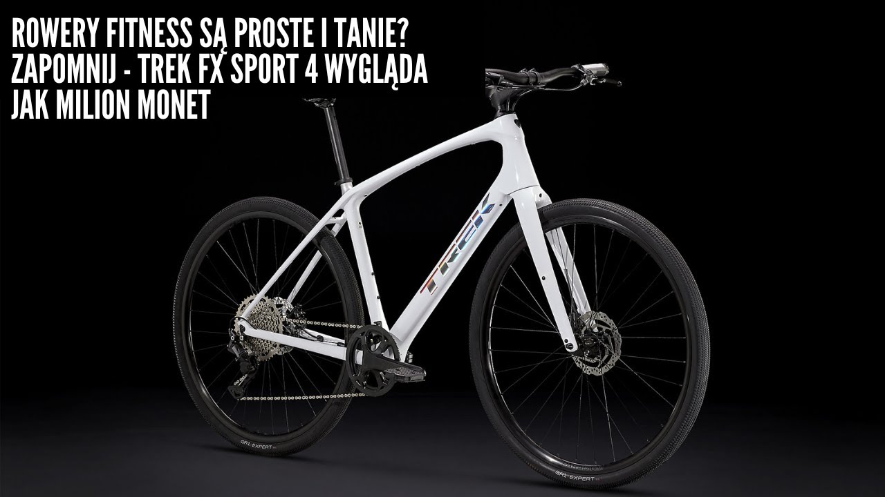 Rowery fitness są proste i tanie? Zapomnij - Trek FX Sport 4 wygląda jak milion monet