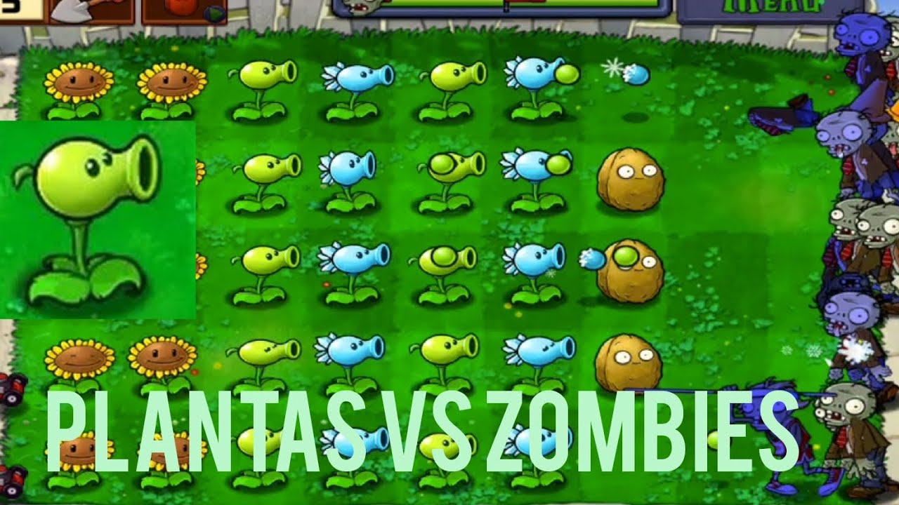 JUGANDO EL JARDÍN-PLANTAS VS ZOMBIES 