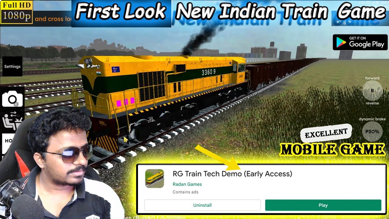 First Look New Android Train Game RG Train Tech Demo Gameplay