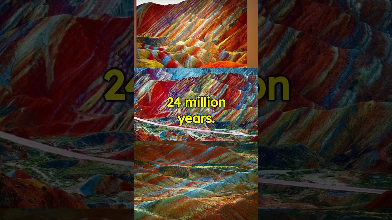 "🌈🏞️ Earth's Artwork: Exploring Zhangye's Rainbow Mountains! 