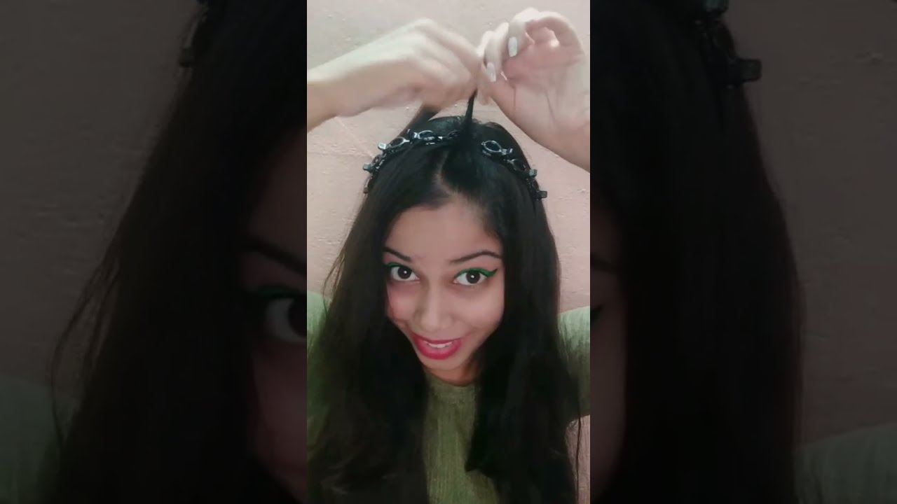 Easy hairstyle using hair twister headband #short  #youtubeshort  #ytshorts