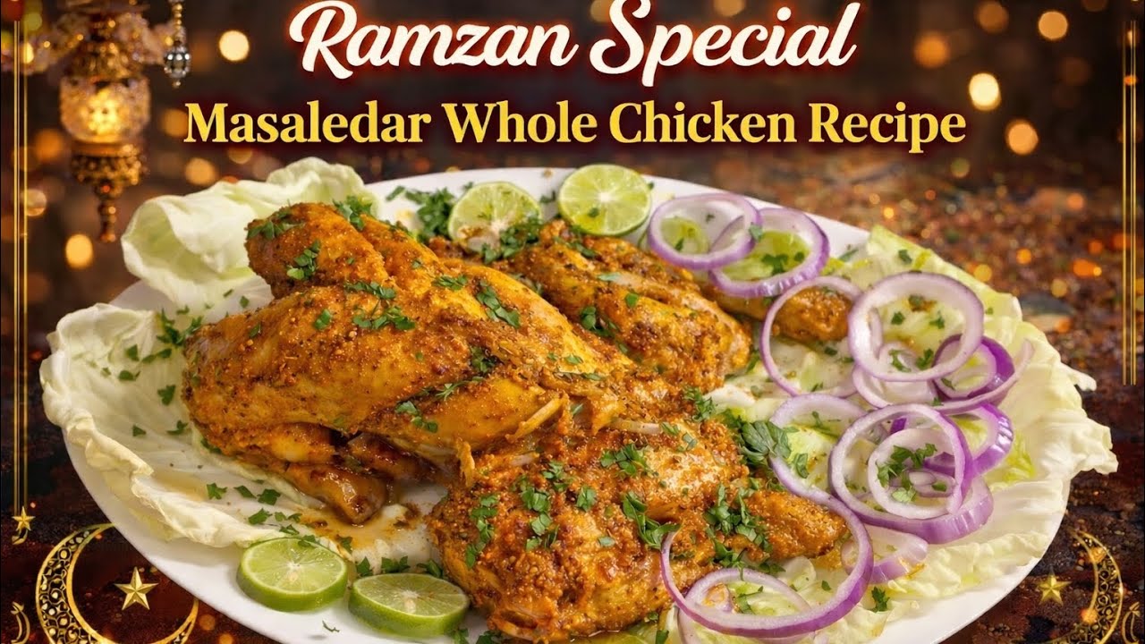Ramzan Special Masaledar Whole Chicken | Dawat Style Recipe | Zaika Ammi ke hath ka