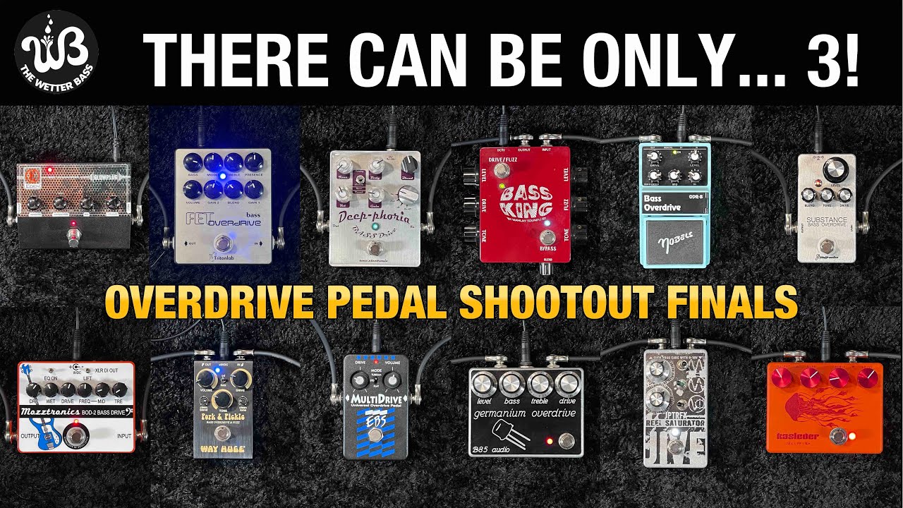 VOTE for YOUR three favourite sounding OVERDRIVE pedals of this shootout finals!