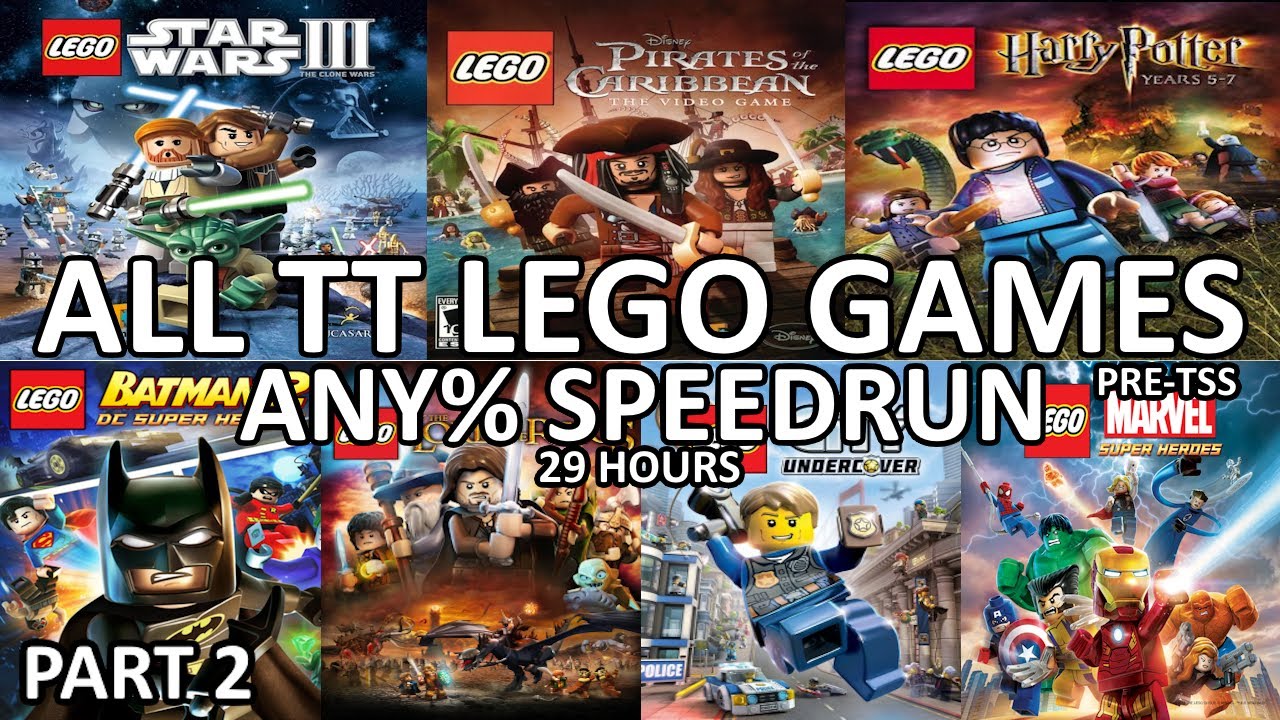 ALL TT LEGO GAMES (PRE-TSS) ANY% SPEEDRUN | Part 2