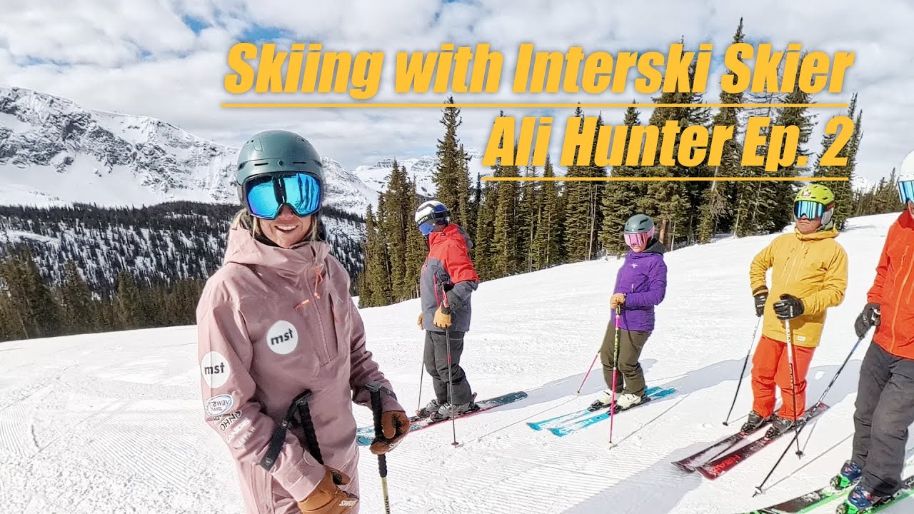 Training with Interski Skier Ali Hunter | Ski Improvement at Banff Sunshine Part 2