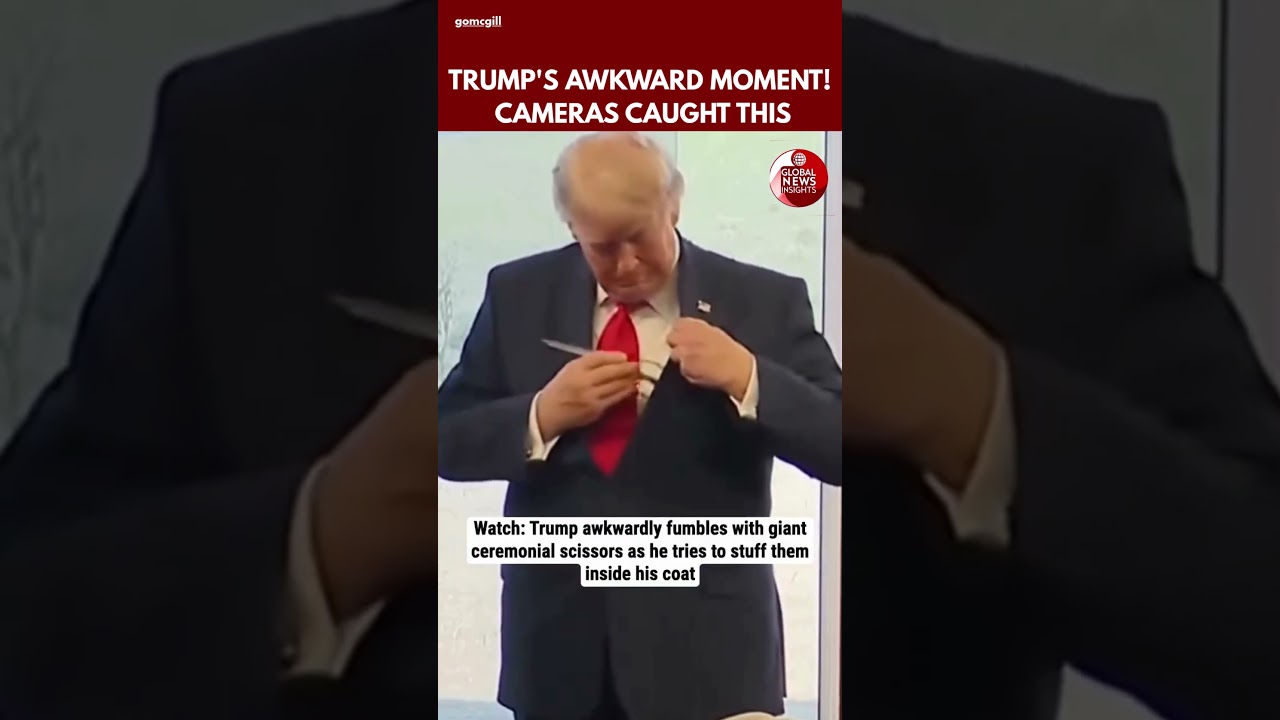 Trump's Ribbon-Cutting Moment at Theodore Roosevelt Library Goes Viral