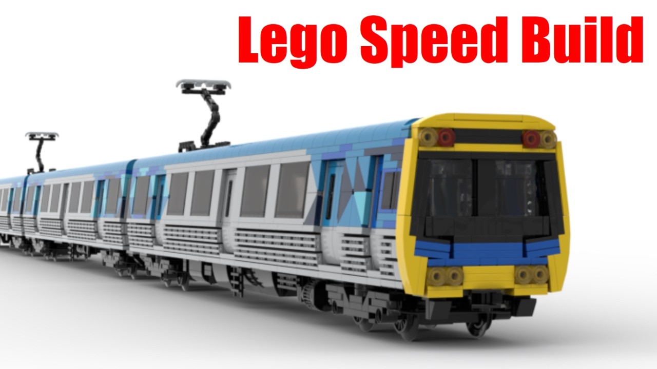 LEGO Comeng Train Speed Build