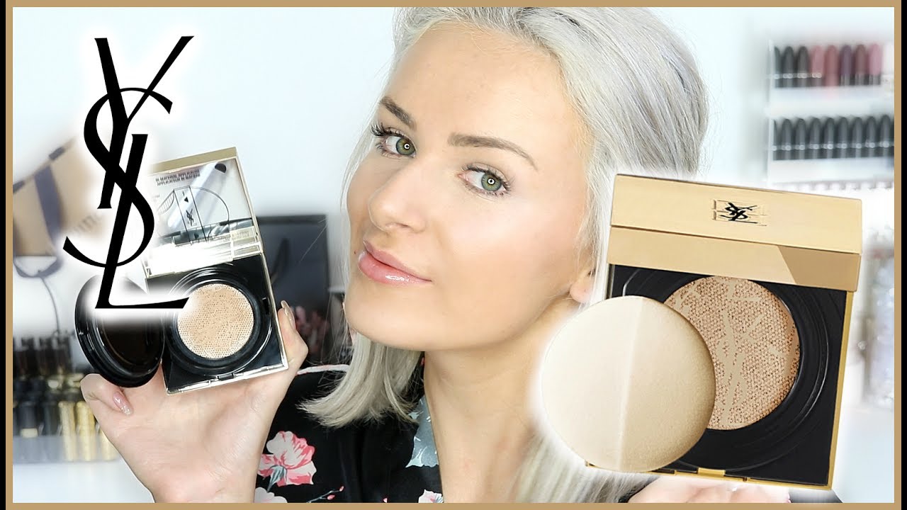 Trying NEW Foundation | $99 YSL Touche Eclat Cushion Review!