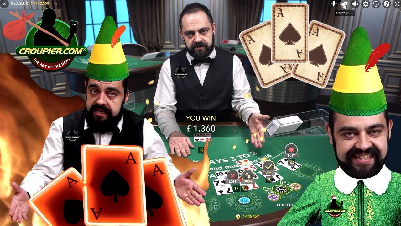 BLACKJACK HIGH STAKES &pound;2,000 VS Live Casino Dealer CEZAR! The LORD of the SUITED TRIPS at Mr Green