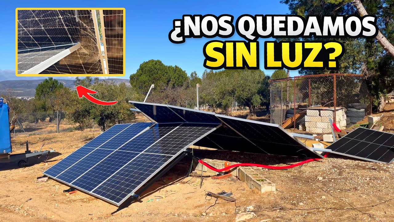 El temporal DESTROZA nuestras placas solares | 128 km/h en La Finca