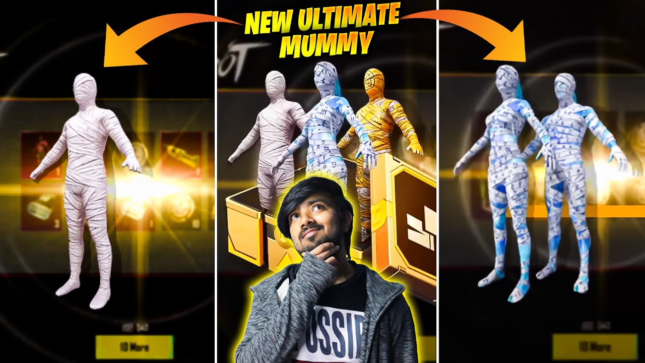 😱 OMG !! NEW ULTIMATE MUMMY SUIT & NEW DP-28 WORLD'S LUCKIEST CRATE OPENING IN BGMI - GOT ALL MYTHIC